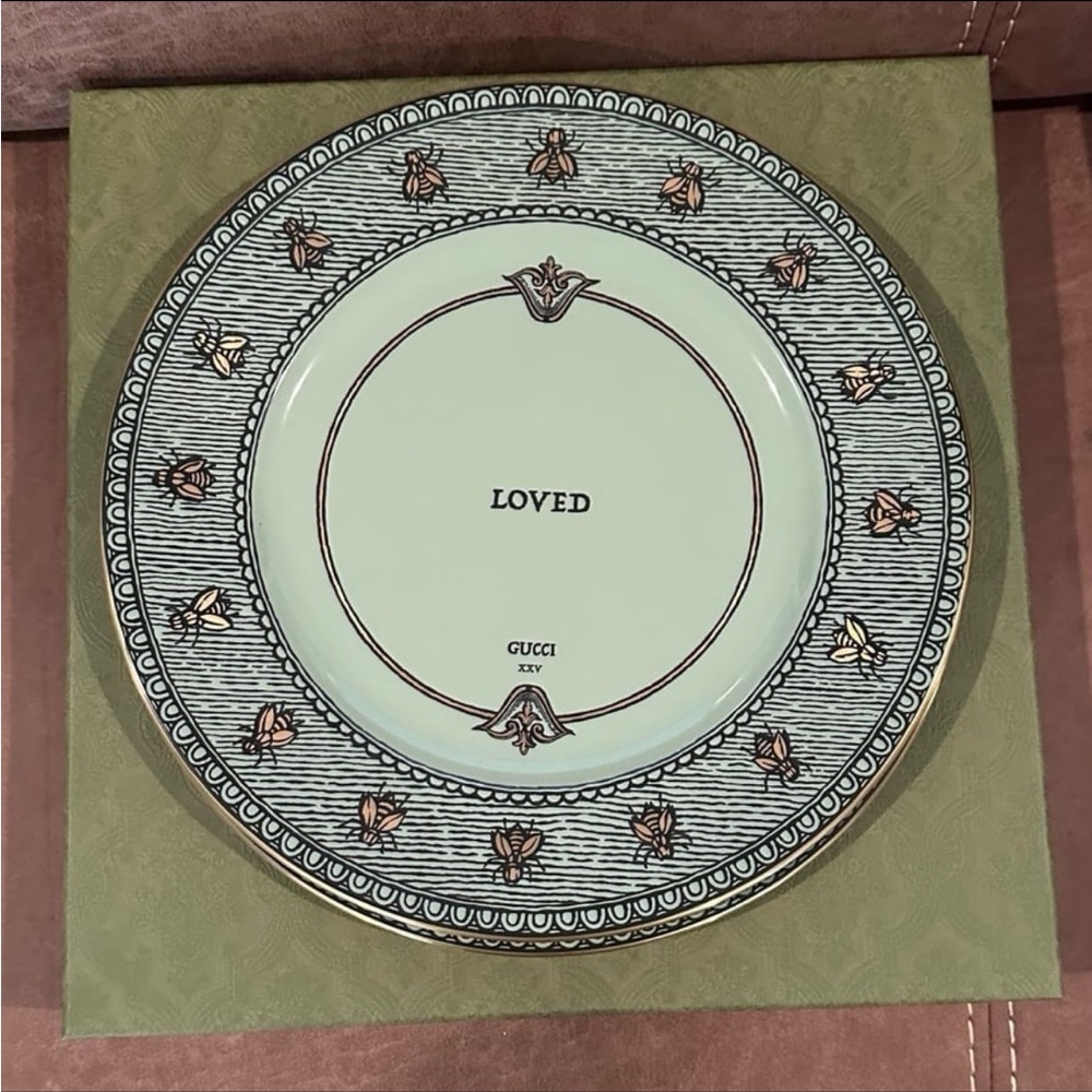 Gucci Bee LOVED Charger Plates
